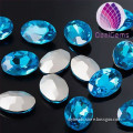 k9 crystal jewelry loose blue glass beads 13x18mm
